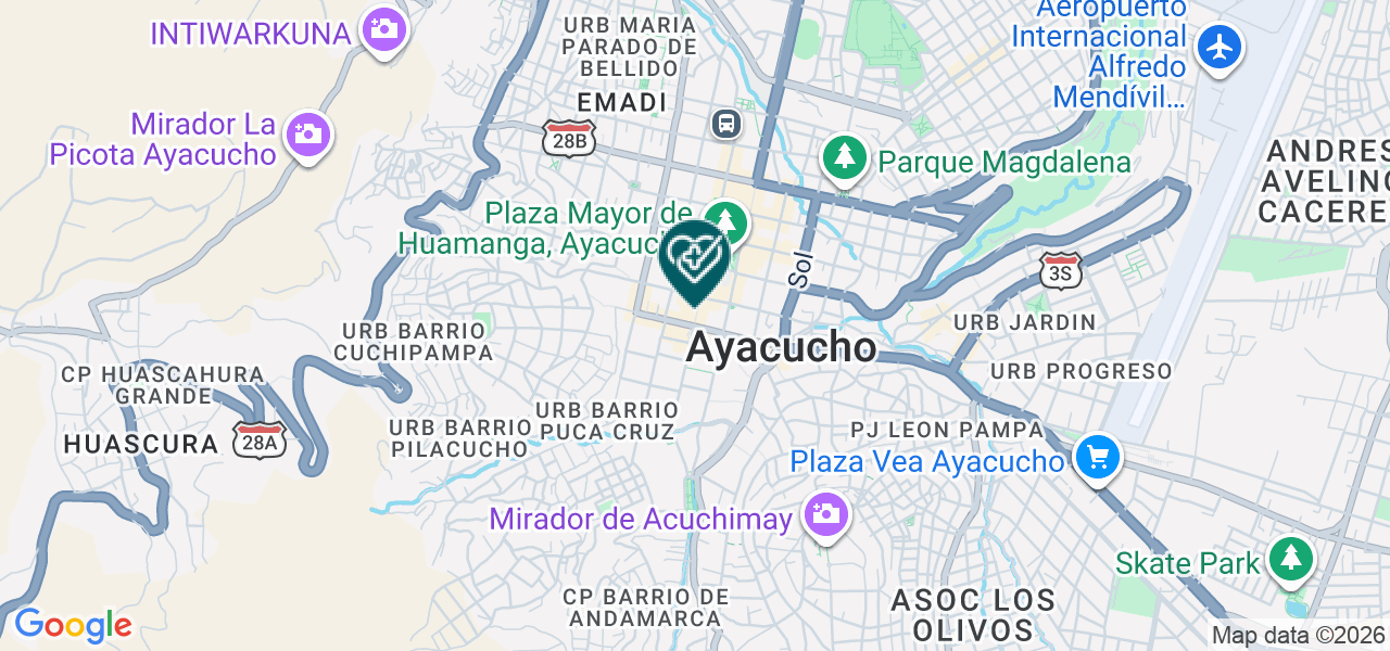 Mapa de Consultorio Dental Espino