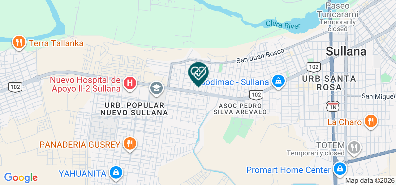 Mapa de Centro Quiropráctico de Vida