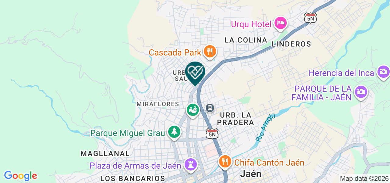 Mapa de Centro Medico Pajaten