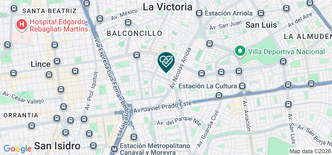 Mapa de Consultorios Medicos Amc