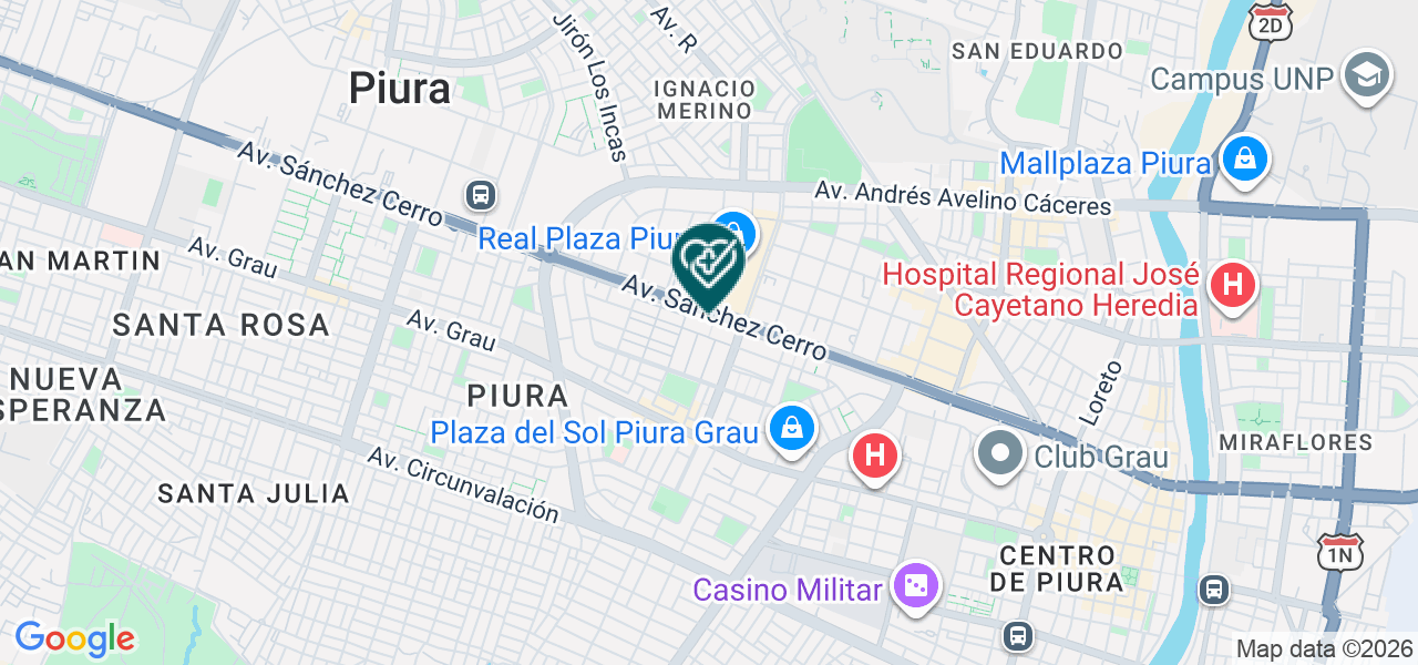 Mapa de Centro Medico “santa Ana