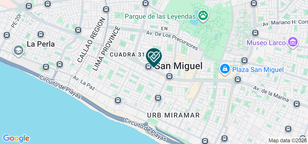 Mapa de Tomomedic