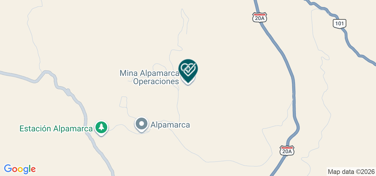 Mapa de Natclar Alpamarca