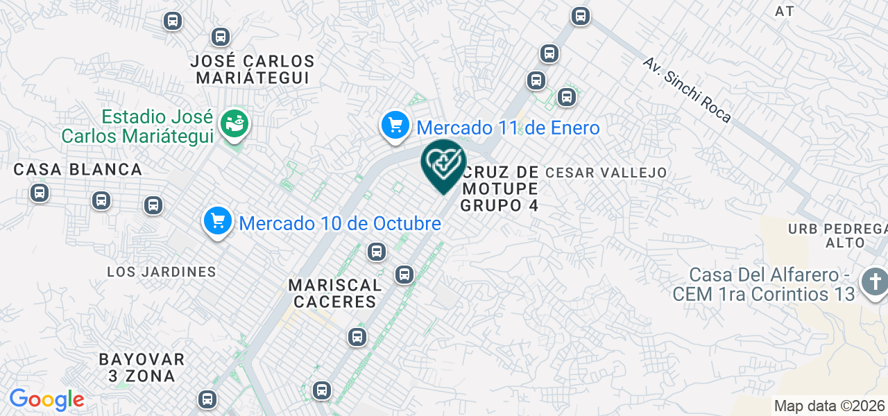 Mapa de Consultorio Odontologico Doctora Fanny