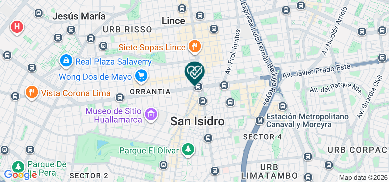 Mapa de Lifecenter