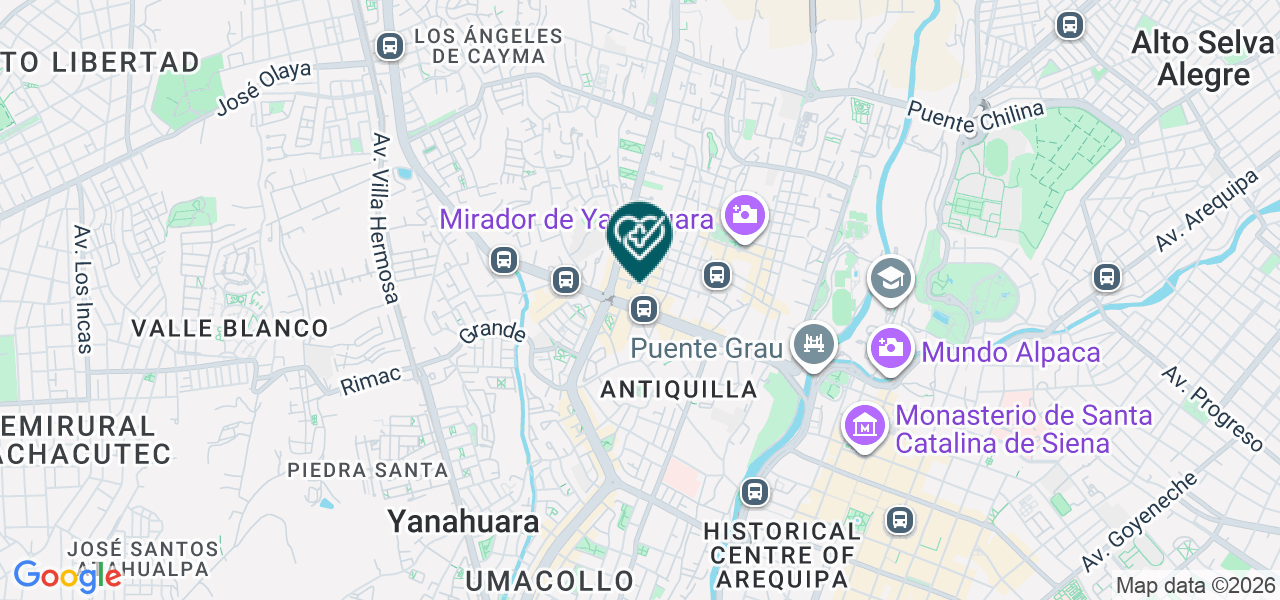 Mapa de Consultorio Odontológico Ortega