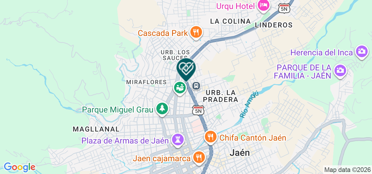 Mapa de Centro Medico Norsel Peru Brevetes
