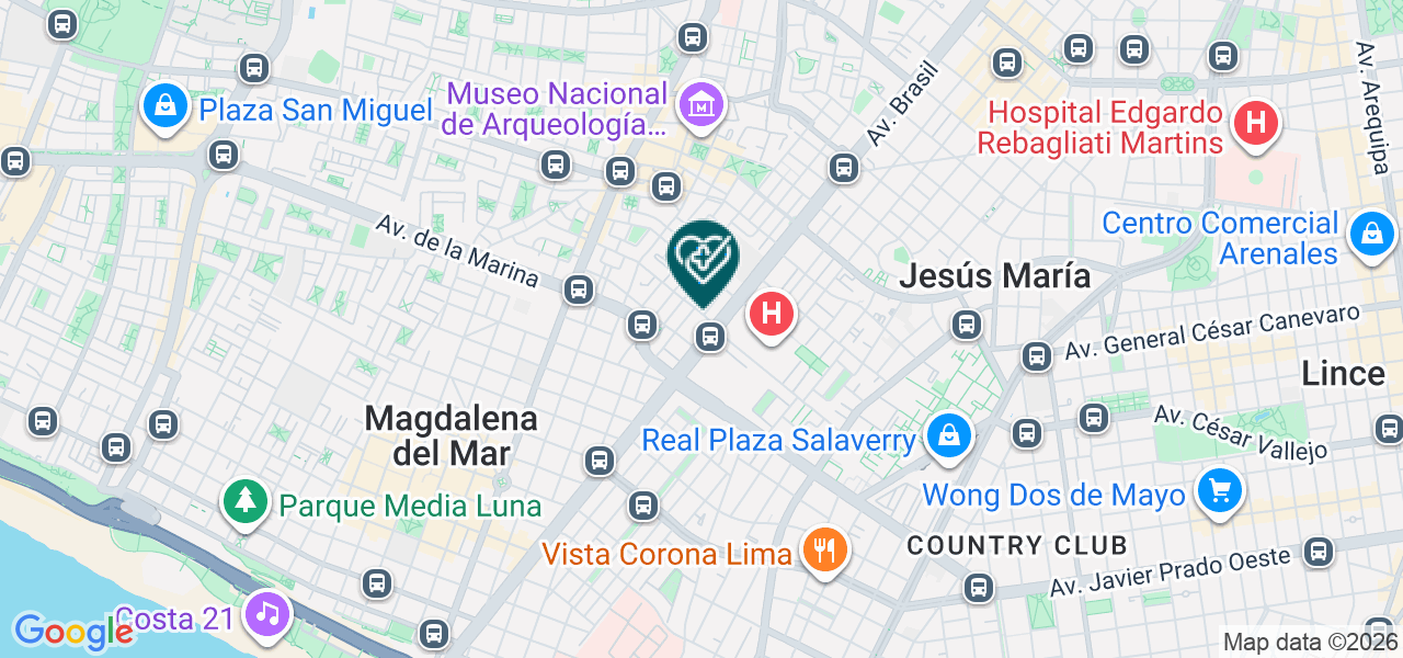 Mapa de Neurosol EIRL