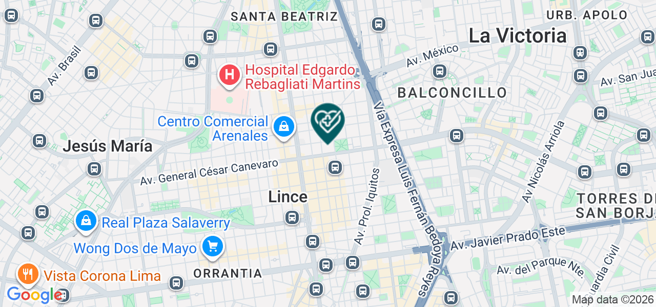 Mapa de Oftalvista