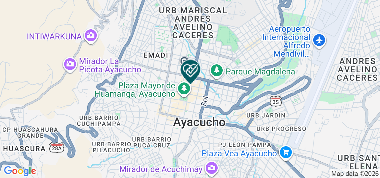 Mapa de Consultorio Dental, las Estrellas
