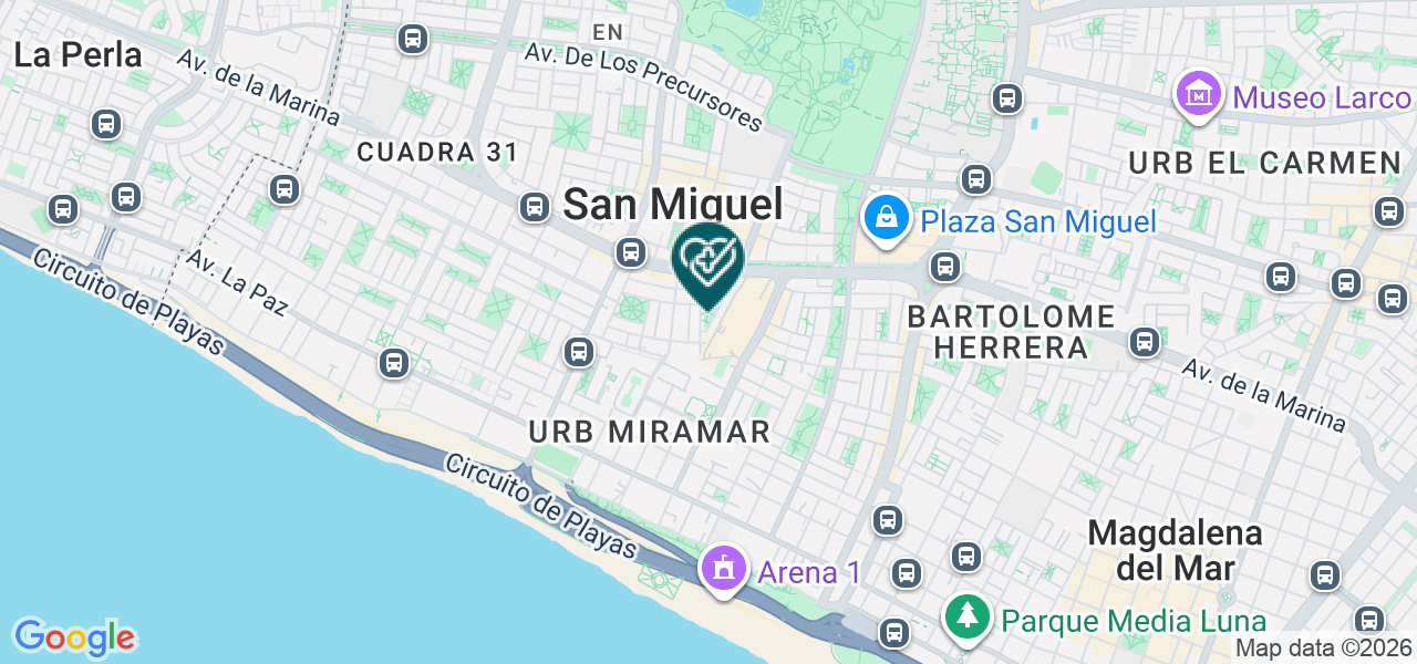 Mapa de Centro Medico Santa Adela