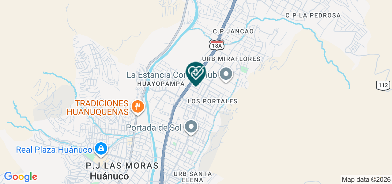 Mapa de Centro Medico Especializado Clinica Imperium