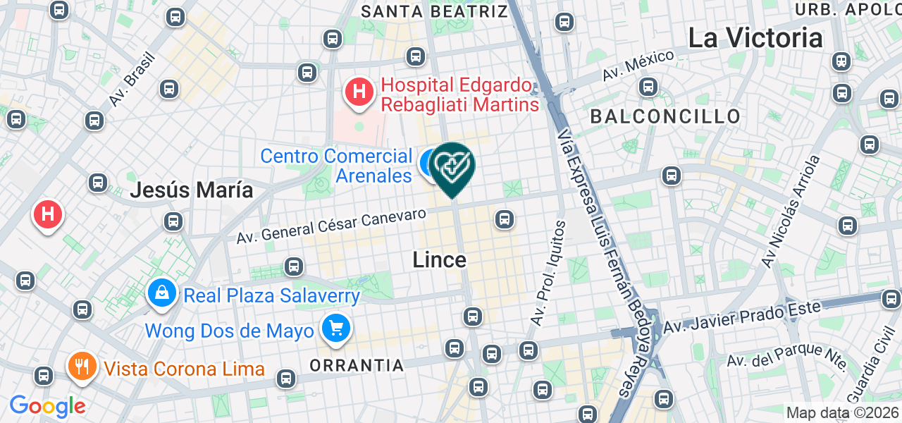 Mapa de Dental Yong