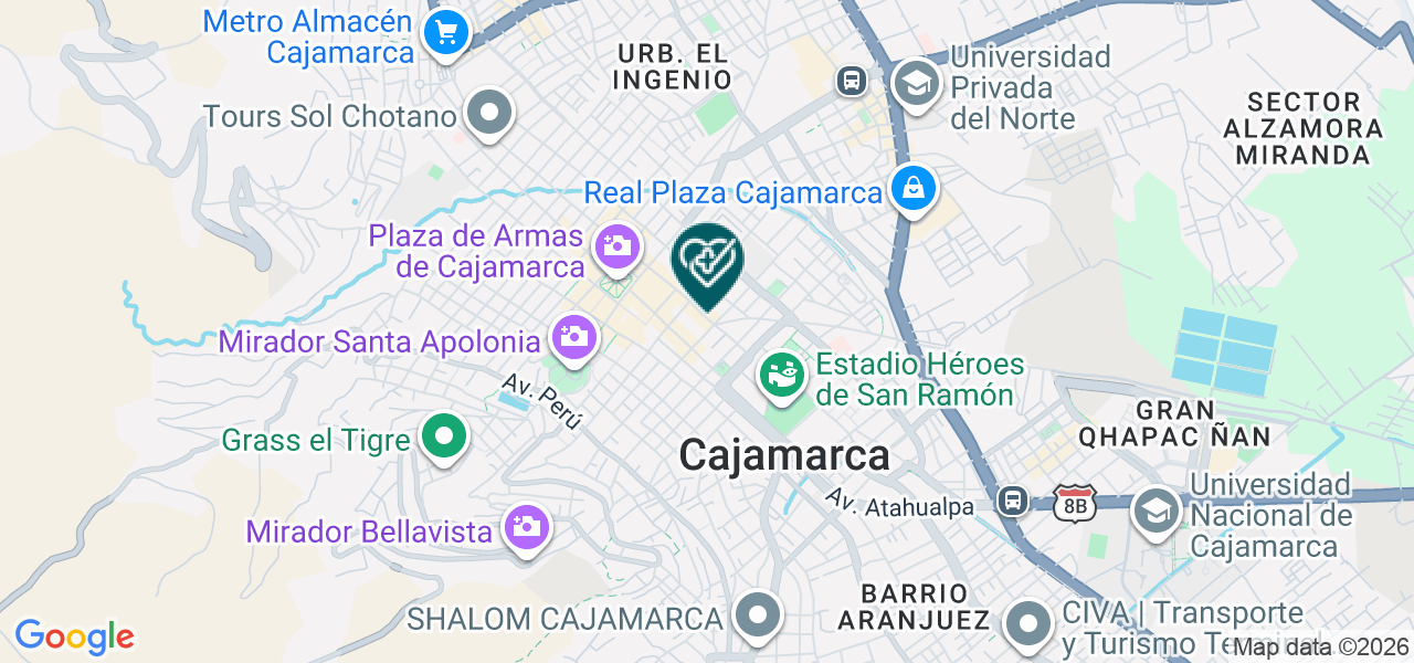 Mapa de Centro de Diagnostico por Imagenes Wilcer E.I.R.L.