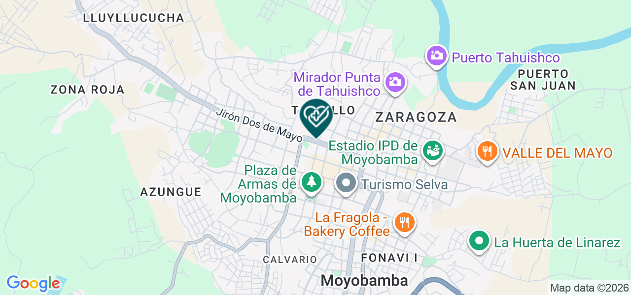 Mapa de Centro Optico Luna