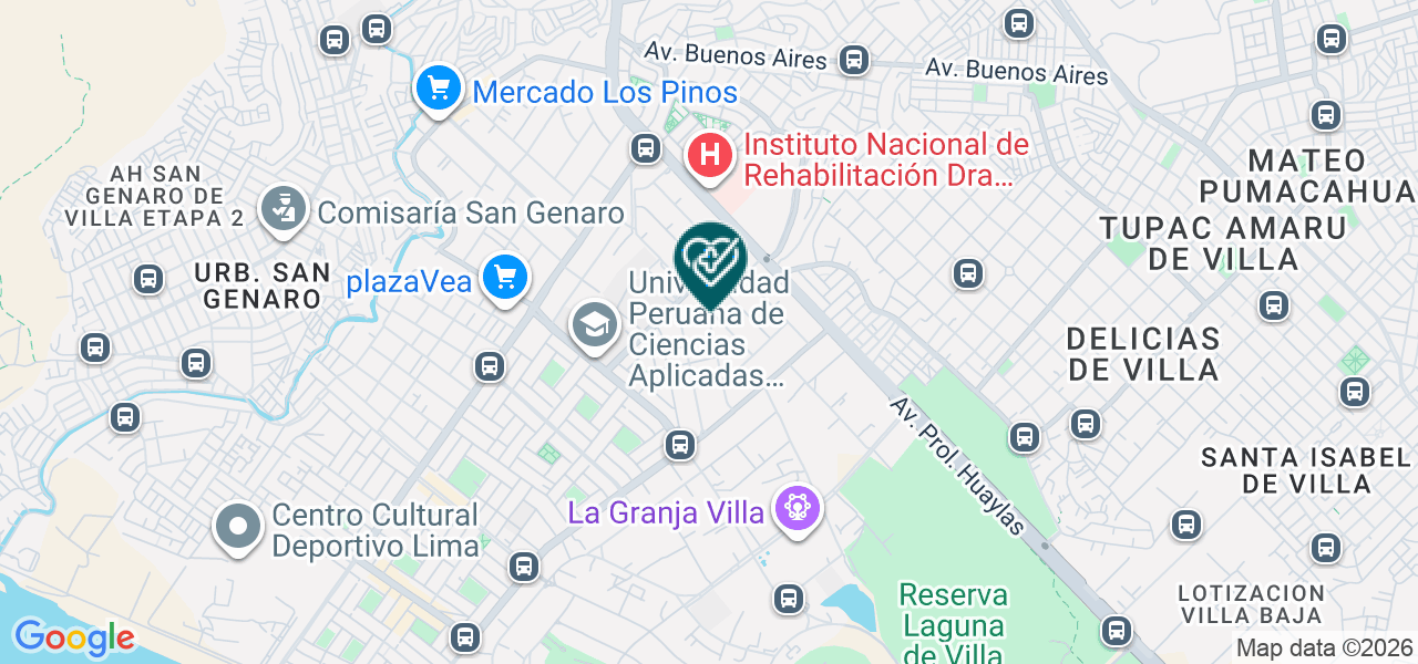 Mapa de Estetica & Odontologia