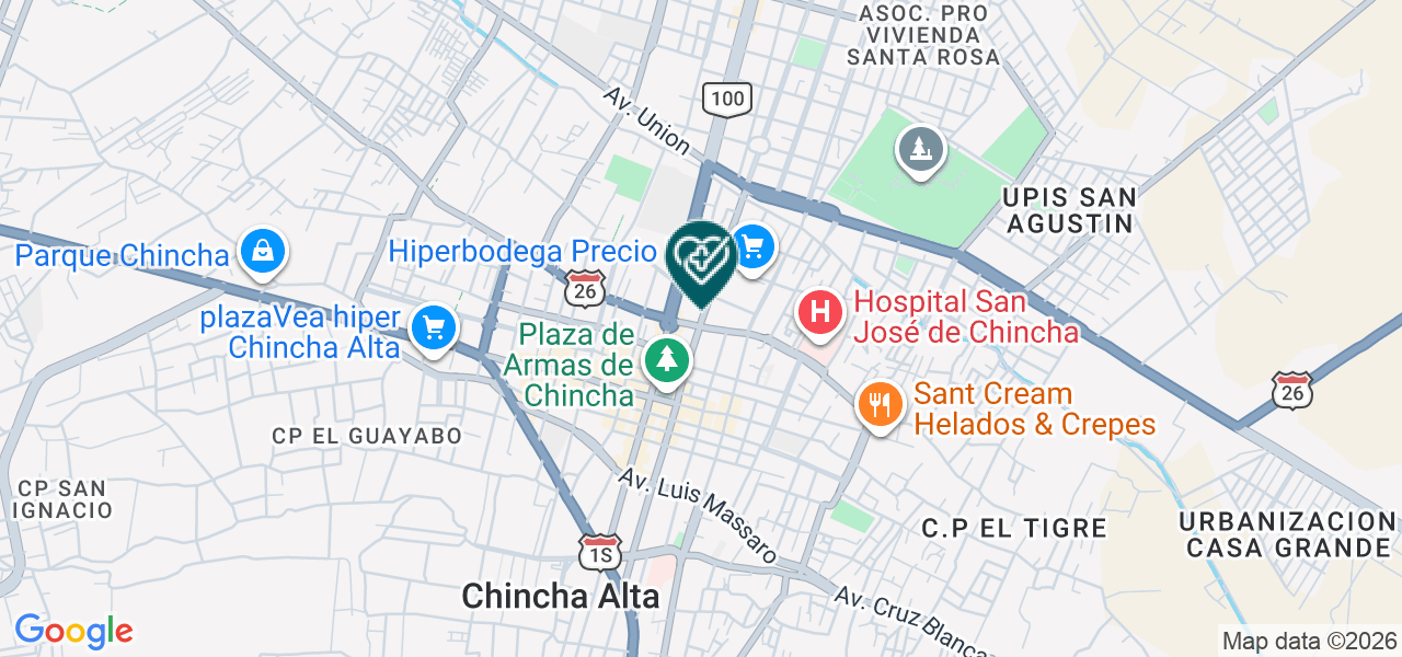 Mapa de Symilab Diagnostic