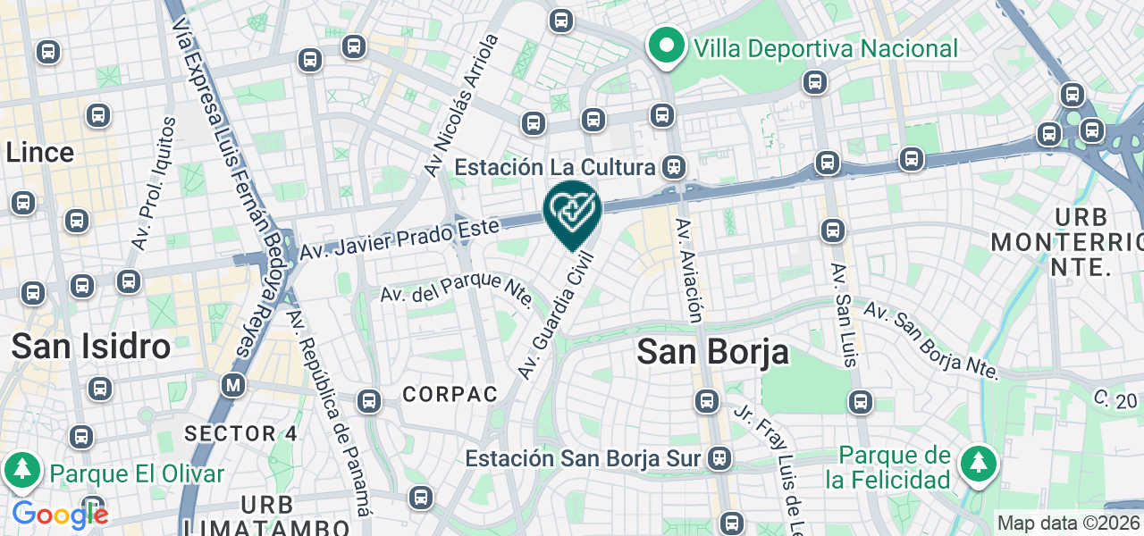 Mapa de Clinic de la Piel