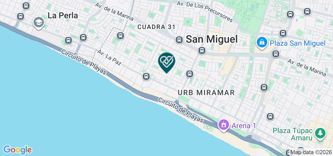 Mapa de Oculistas Peru