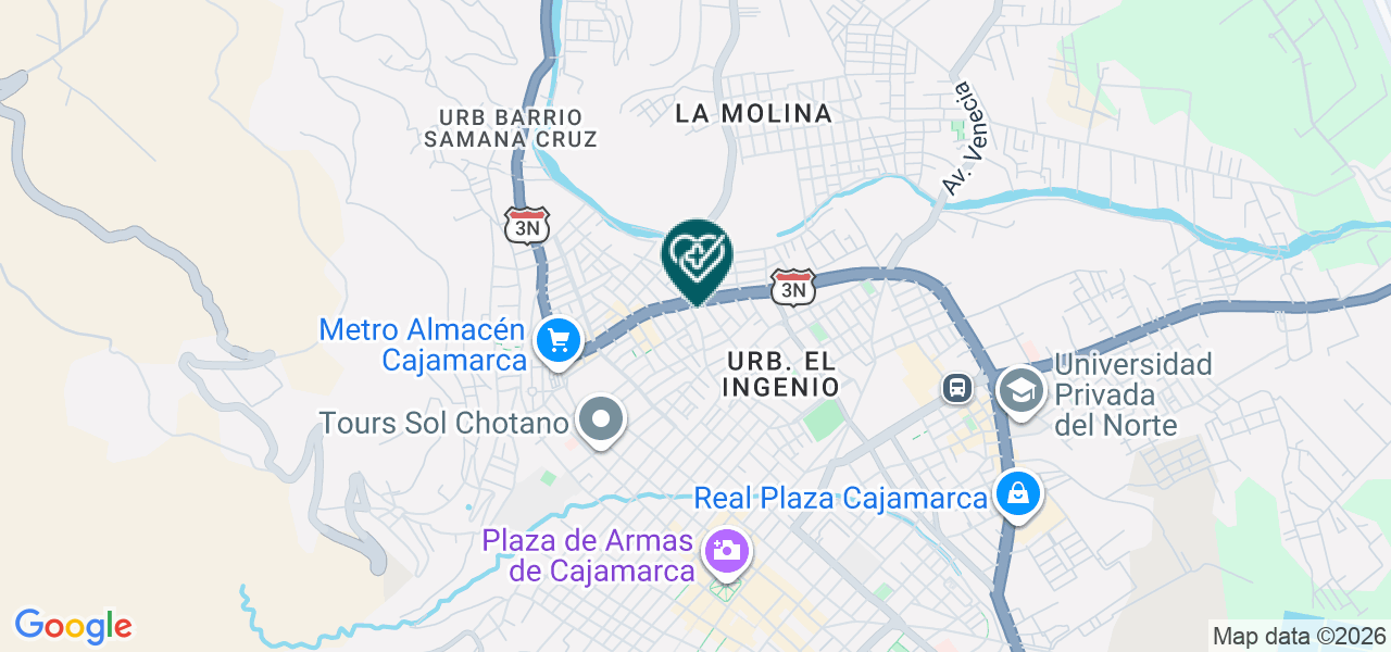 Mapa de Consultorio de la Sonrisa