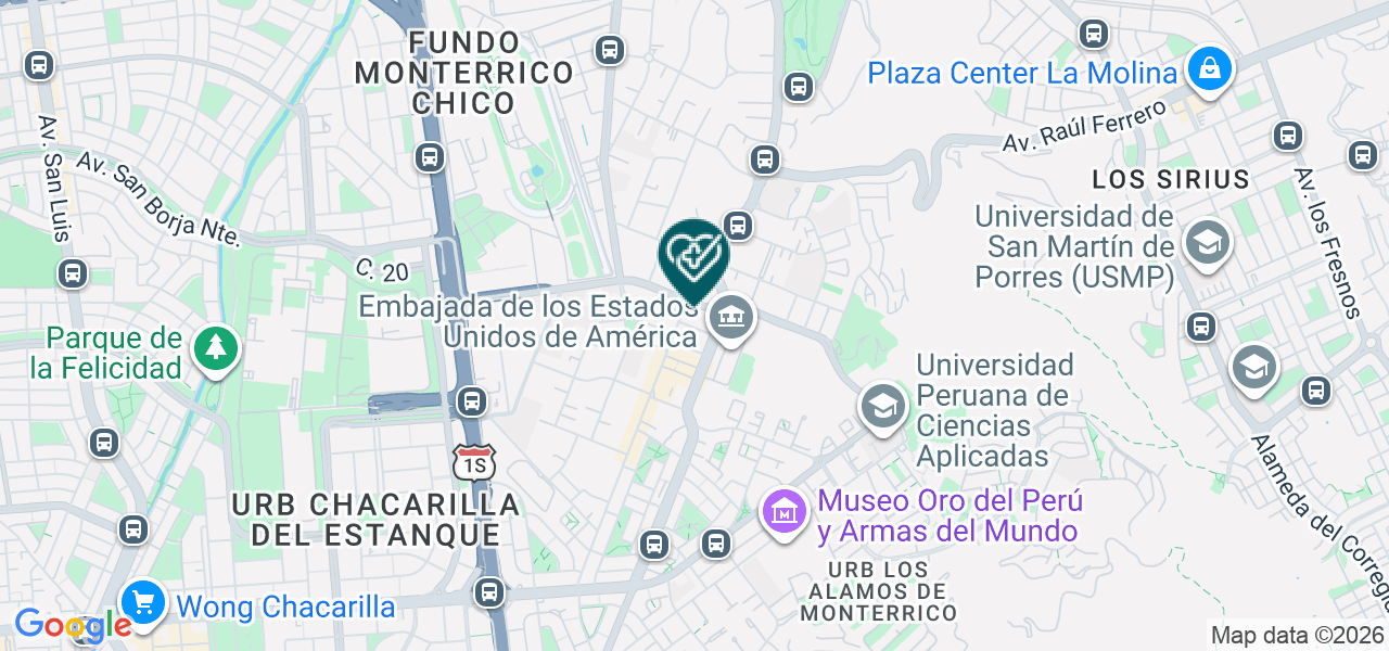Mapa de Inside Odontologia Especializada