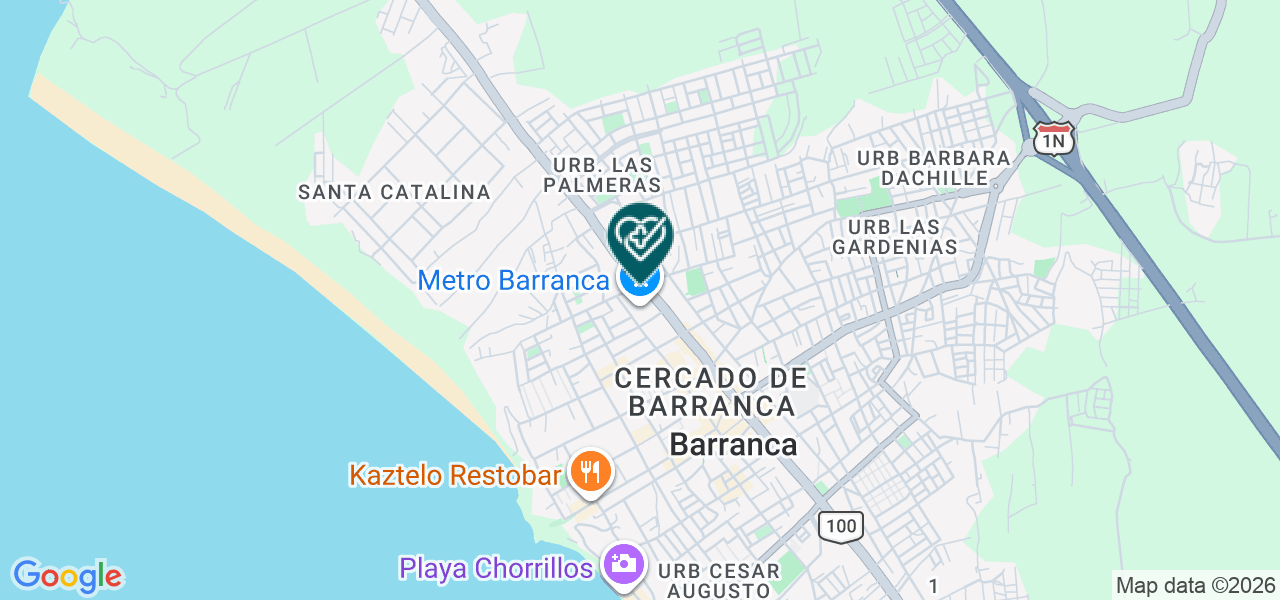 Mapa de Centro Odontológico Alident
