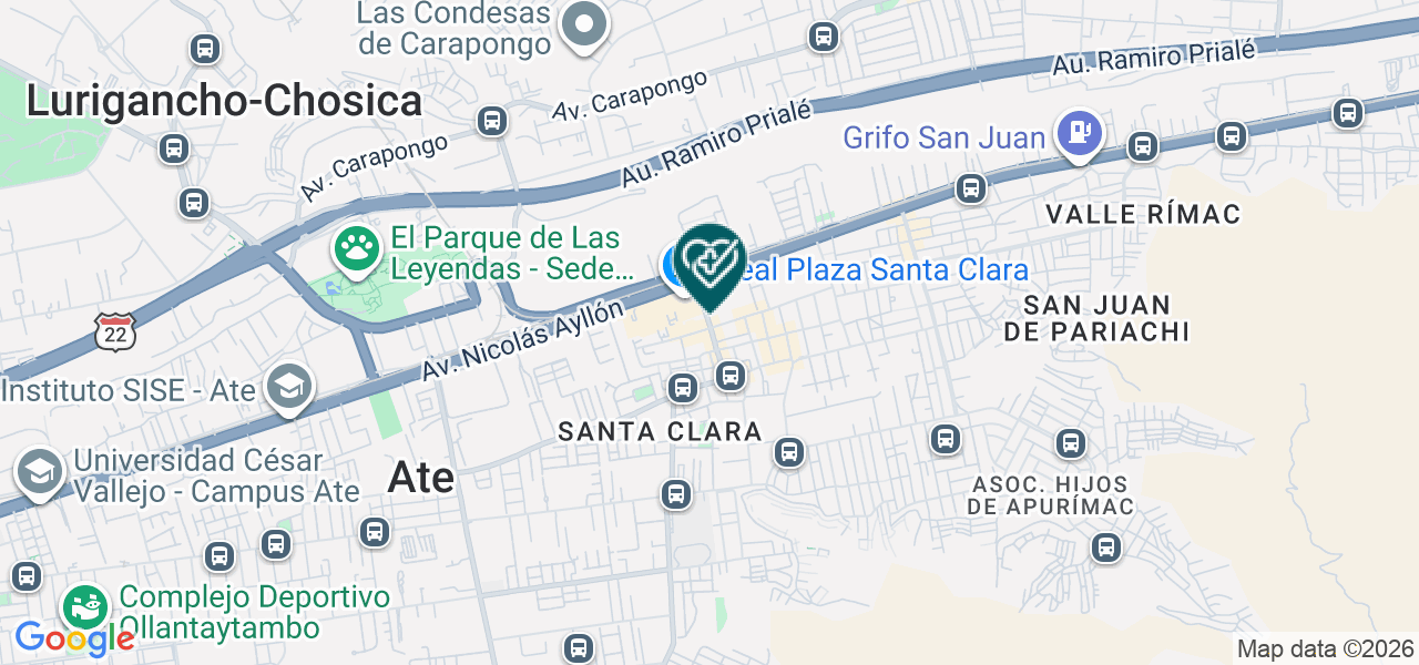Mapa de Dental Sudentiss