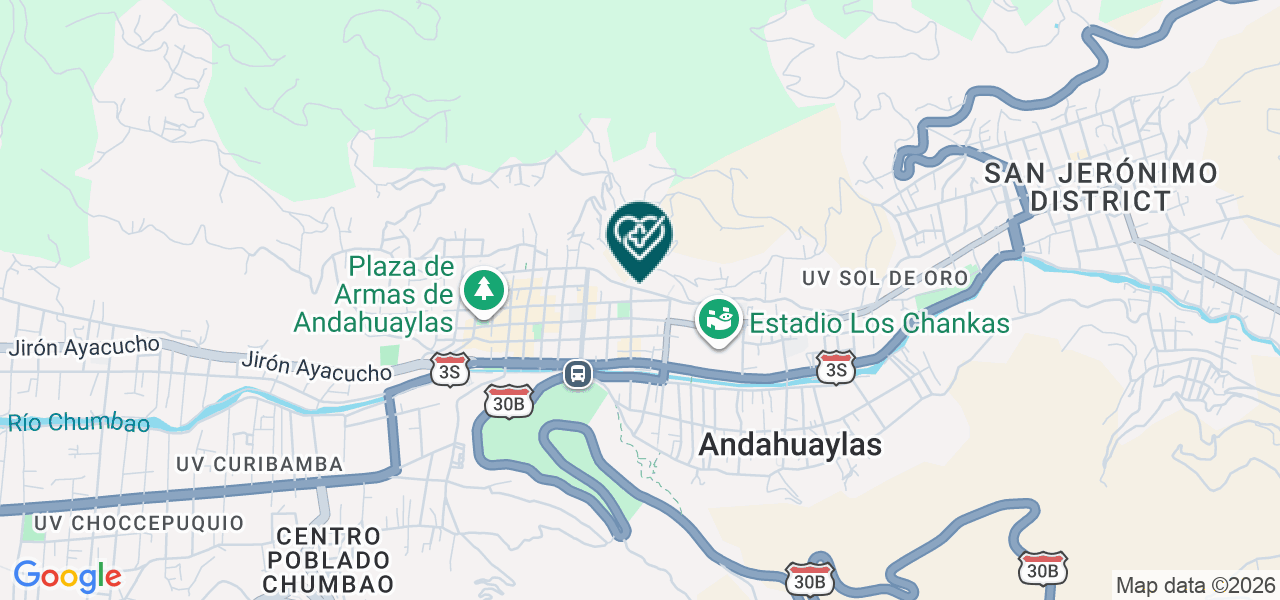 Mapa de Consultorio Medico Hampina Wasi