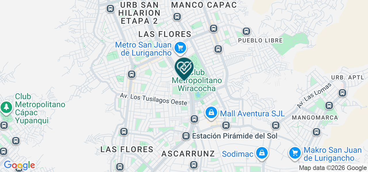 Mapa de Consultorio Psicológico Ser y Crecer