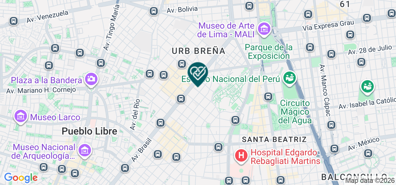 Mapa de Psicoment