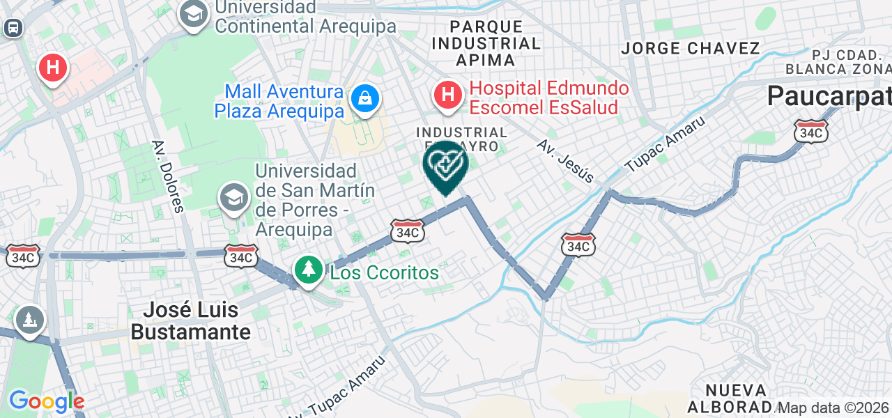 Mapa de Policlinico Medisan