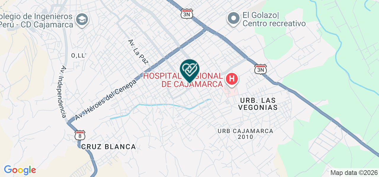 Mapa de Consultorio Odontológico Emanuel