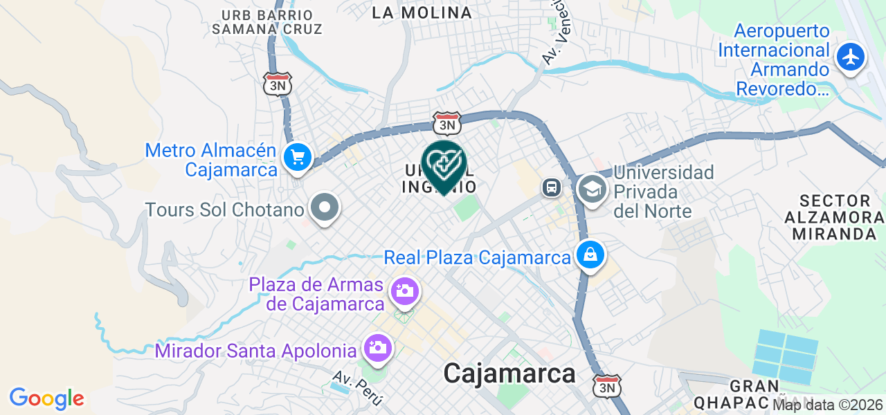 Mapa de Coe la Luz