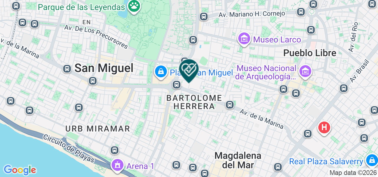 Mapa de Medical Dent Digital