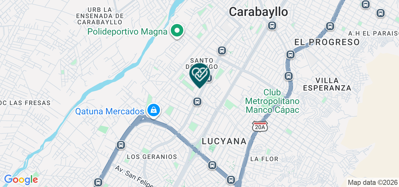 Mapa de Consultorio de Especialidades Medicas Virgen Natividad