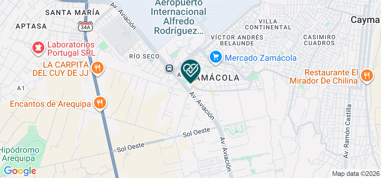Mapa de Belldent