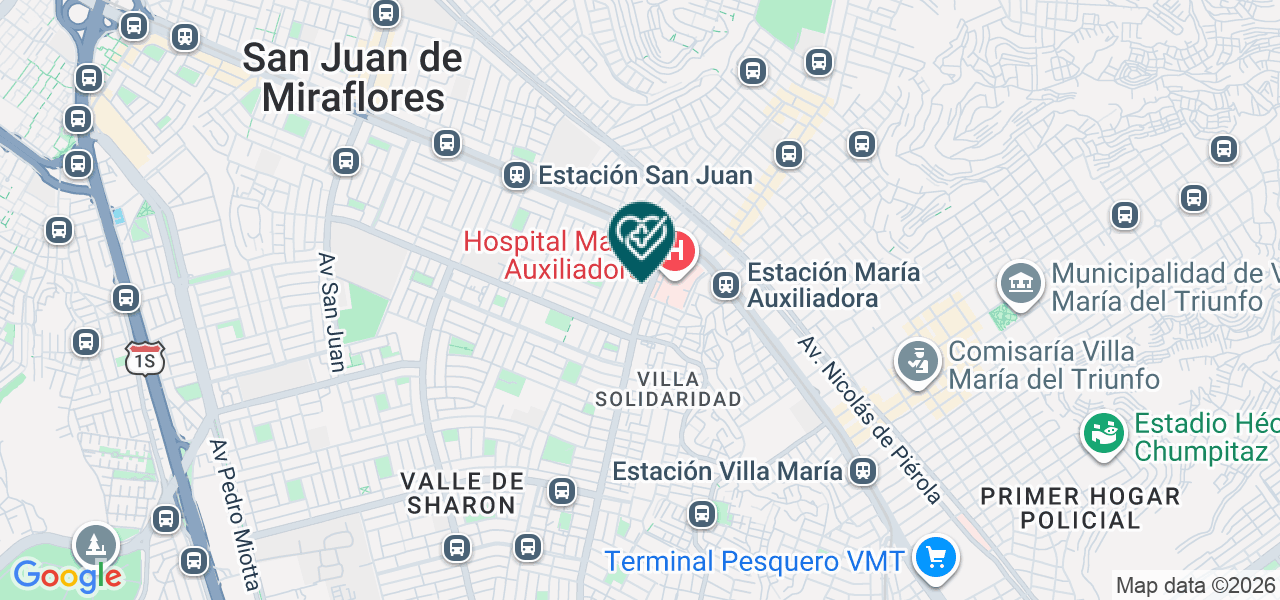 Mapa de Consultorio Médico "la Inmaculada