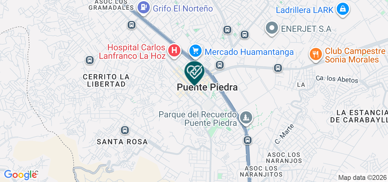 Mapa de Policlinico Buena Salud