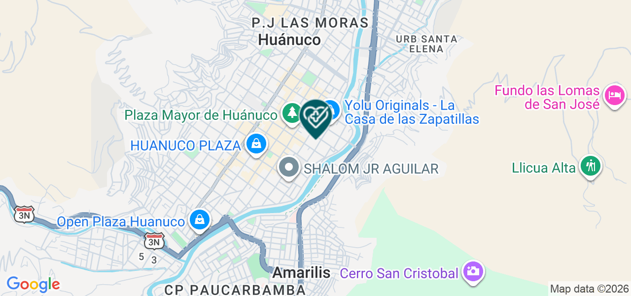 Mapa de Consultorio Odontologico Miraval
