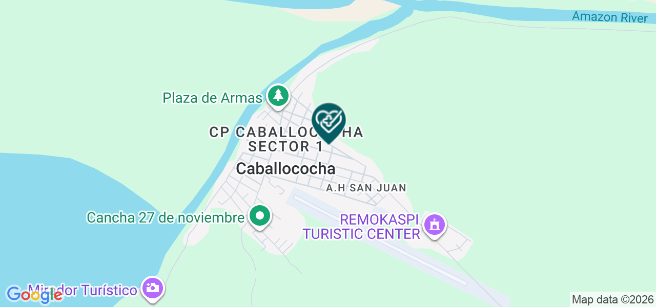 Mapa de Centro Medico "caballo Cocha