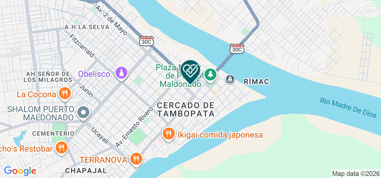 Mapa de Centro Optico Yelixa E.I.R.L.