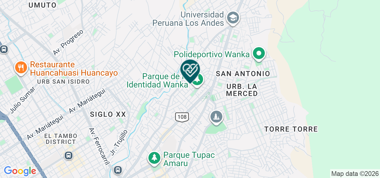 Mapa de Odonto Mendizabal