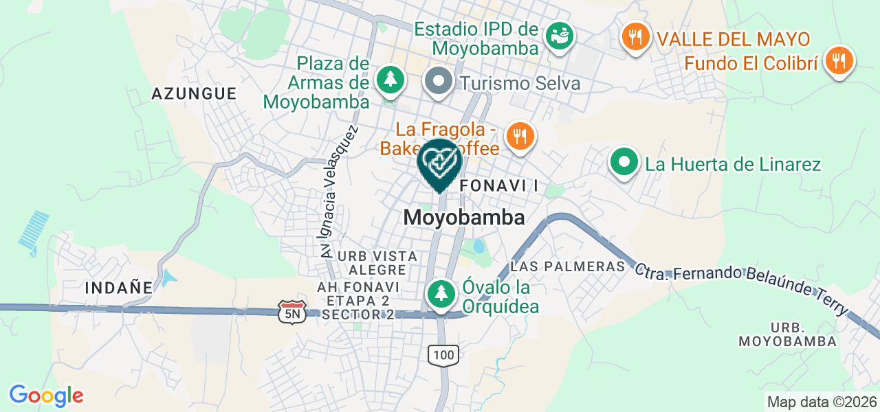 Mapa de Consultorio Odontologico Belessa