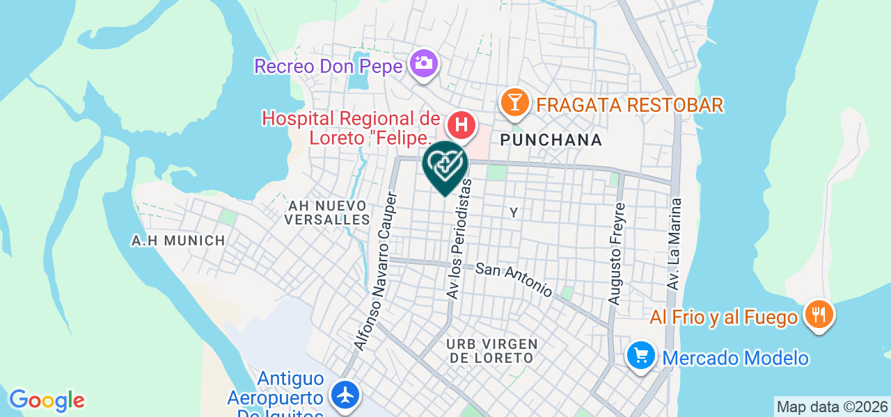 Mapa de Servicio Medico de Apoyo