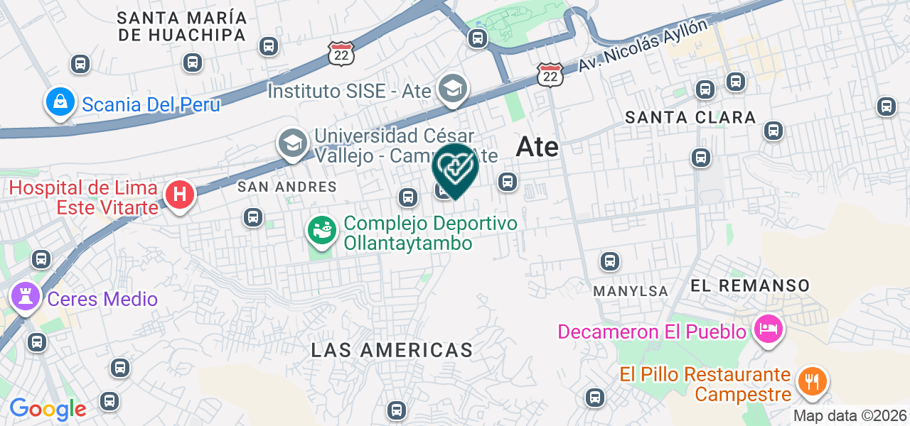 Mapa de Urologic+