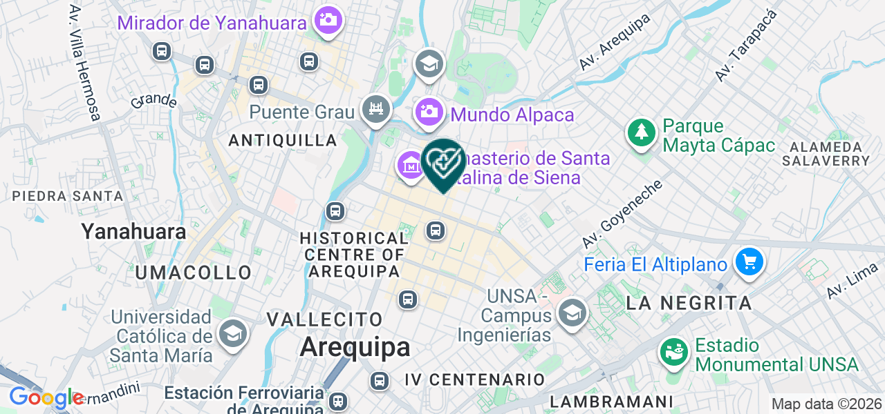 Mapa de Centro Optico Lazzat