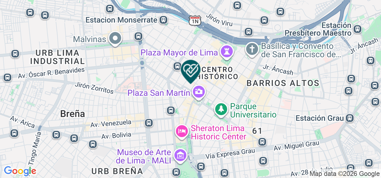 Mapa de Lat Salud