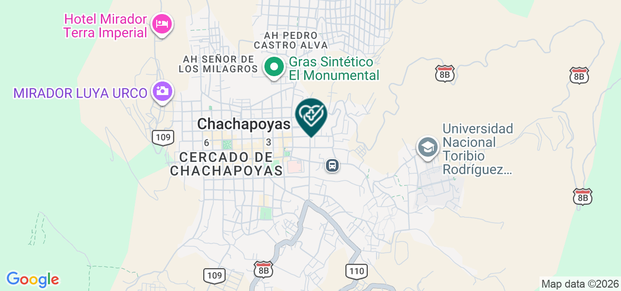 Mapa de Consultorio "jorge Mendoza