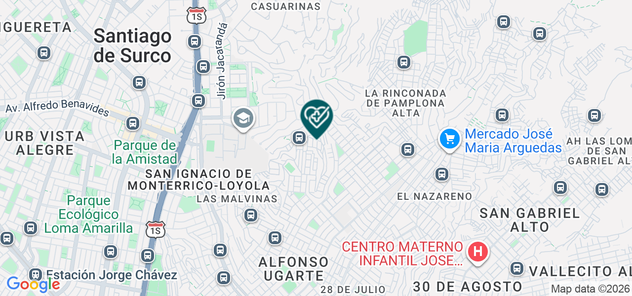 Mapa de Dental Yauyo