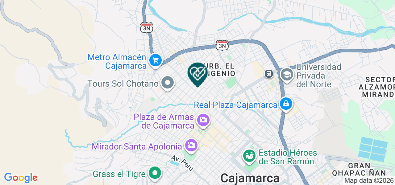 Mapa de Consultorio Odontológico Colbel